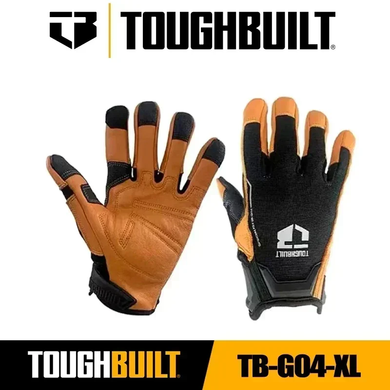 TOUGHBUILT TB-G04-L / TB-G04-XL Sheepskin Work Gloves Specialized Technician Labor Protection Handling Cycling Gloves