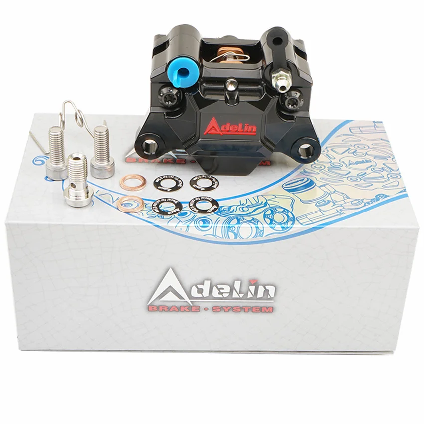 Original 84mm Adelin ADL-RC-5 motorcycle 34mm x 2 piston Rear brake calipers pump mounting for MSX125 NIU N1 BWS RS100 GTR M3