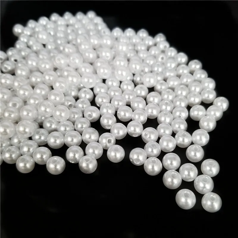 3-14mm 5-600PCS Imitation Pearl Loose Beads Jewelry Making Accessories for DIY Pendant Necklace Bracelet Wholesale