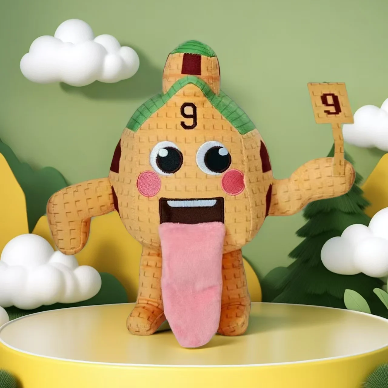 25cm スティール・ア・ブレインロット エソク・セコラ・プラッシュ No.9 ハウス ぬいぐるみ かわいい柔らかいスクイーズ枕 子供向け