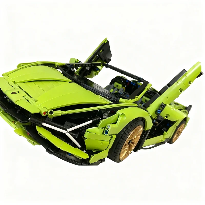 6881pcs MOC Technical RC Chiron Siàn Instructions Pack Model Building Blocks Toy Construction Christmas Gifts Idea DIY Brick