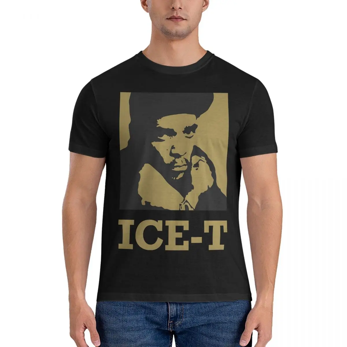 Men's Ice T T-Shirtice T Shirt LL Cool J Cotton Clothing Casual Short Sleeve Round Neck Tee Shirt Graphic Printed T-Shirt