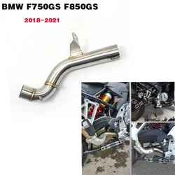 Voor BMW F750GS F850GS F750 GS 2018 2019 2020 2021 Gemodificeerde Escape Uitlaat Motorfiets Uitlaat Midden Link Pijp