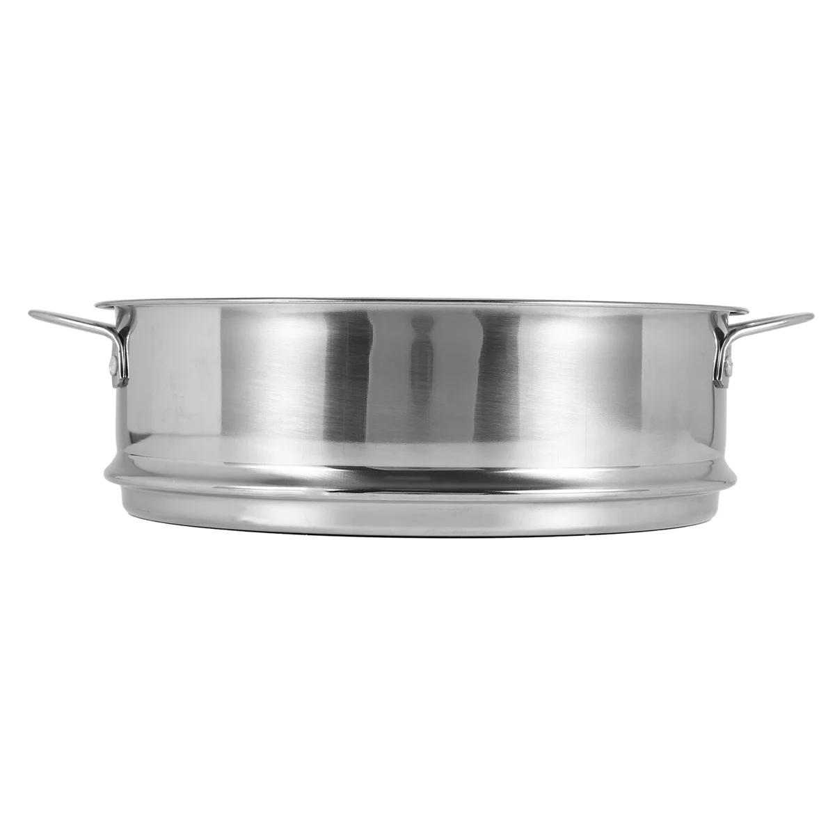 BABQ 20cm Thickening Food Steam Rack Stainless Steel Steamer with Double Ear for Soup Pot Milk Pot Kitchen Tools