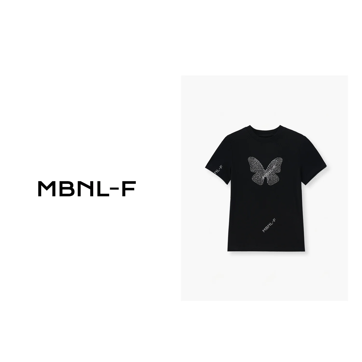 

MBNLF Intent 2024SS Новая весенняя повседневная универсальная футболка XMCZT695 Женский модный топ в китайском стиле