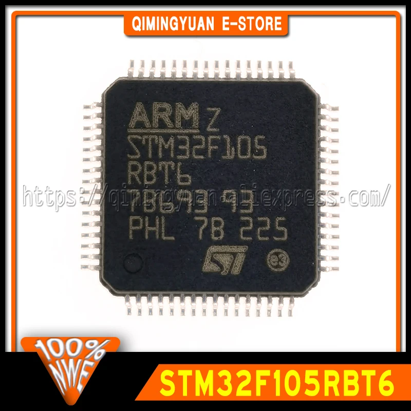 5~20PCS/LOT STM32F105RBT6 STM32F105 RBT6 LQFP-64 ARM 100% New Spot stock