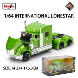 Maisto 1:64 International Mercedes-Benz MACK Anthem Trailer model simulation car model alloy car toy male collection gift