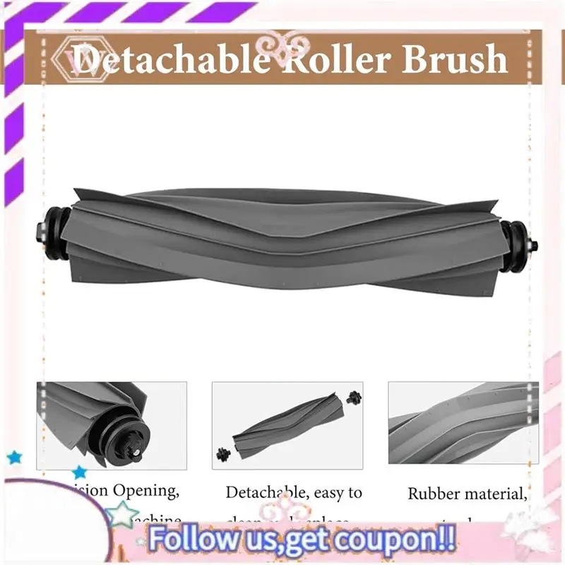 حزمة ملحقات كاملة متينة لـ Mova P50 Pro Ultra/P10 Pro Ultra: تتضمن فرشاة جانبية رئيسية وفلتر HEPA وسادات ممسحة و Dus