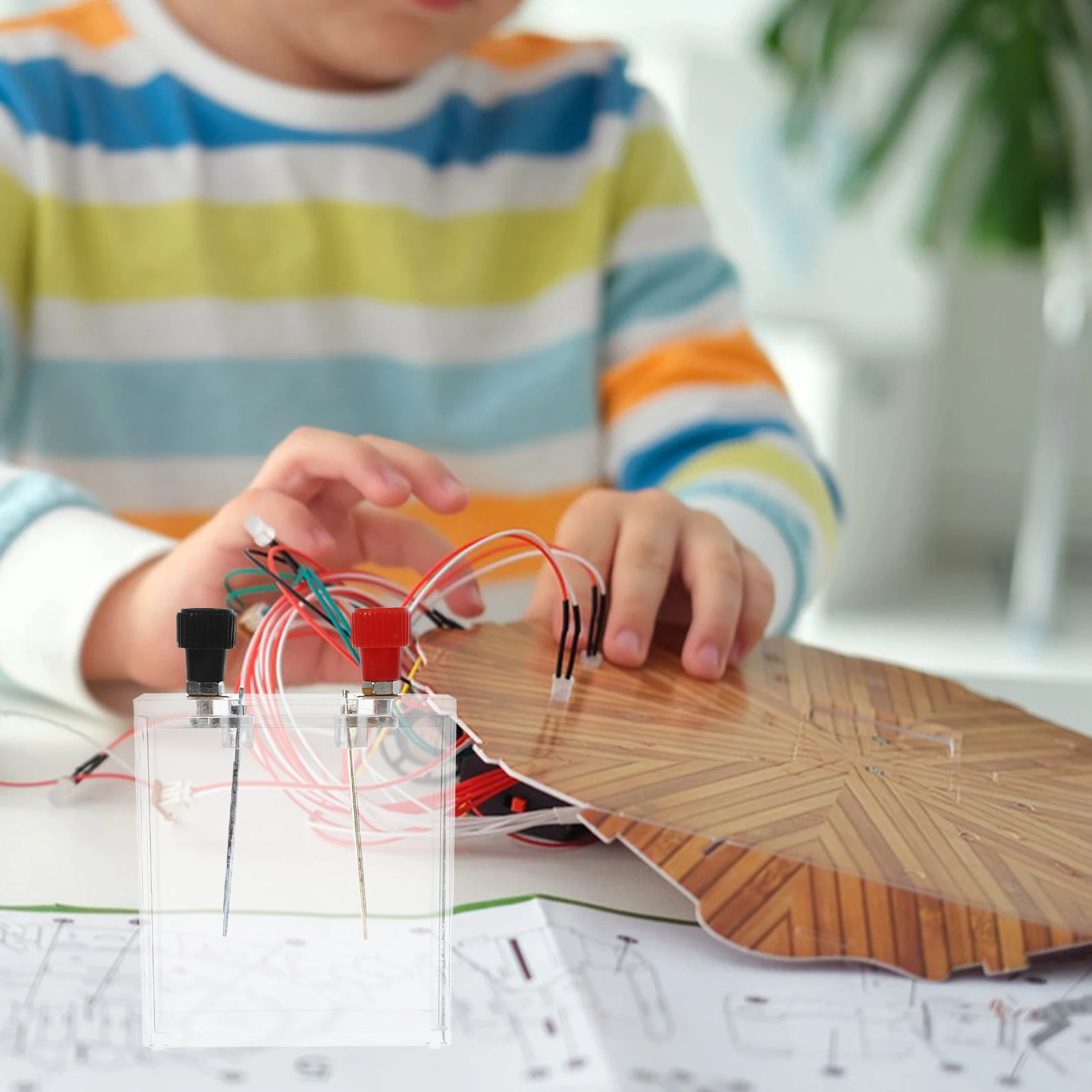 

Lab Circuits Kit Electrical Clock Making Experiment Module Electrode for