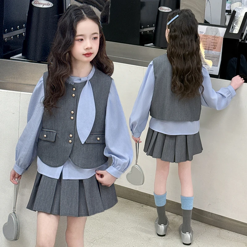 set-uniforme-scolastica-per-ragazze-gonna-primaverile-e-autunnale-alla-moda-abito-a-quadri-set-tre-pezzi-leggero-e-traspirante
