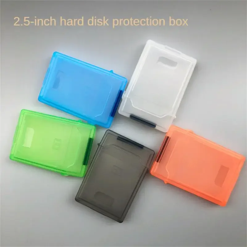 2.5 Inches SSD Hard Disk Storage Box Moistureproof Dustproof Portable Hard Drive Disk Protective Box For 2.5 Iox Protective Case