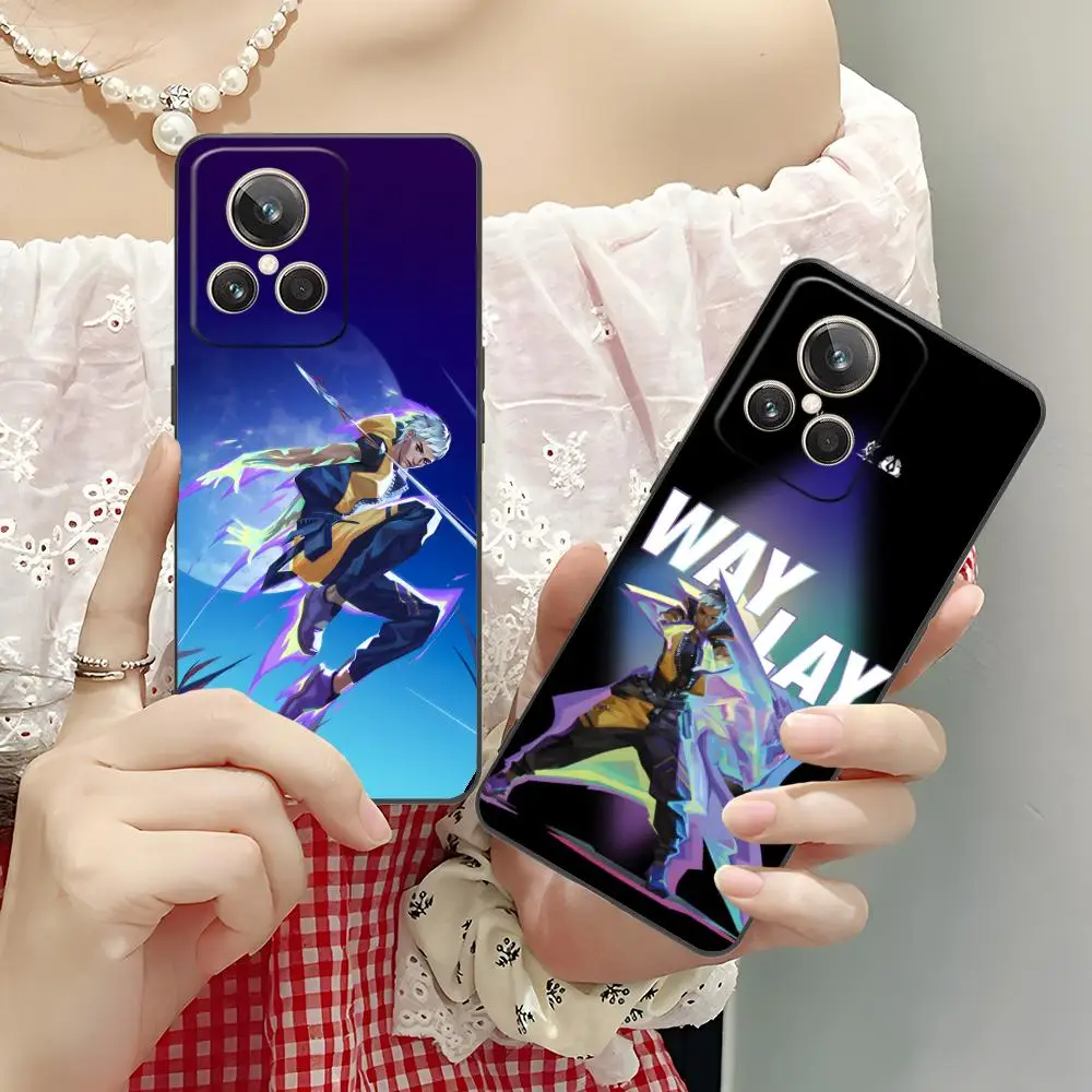

Valo Waylay Phone Case for Realme GT 8 Neo Pro C75 73 71 C67 65 C55 53 C35 31 C20 15 Soft TPU Shockproof Cover