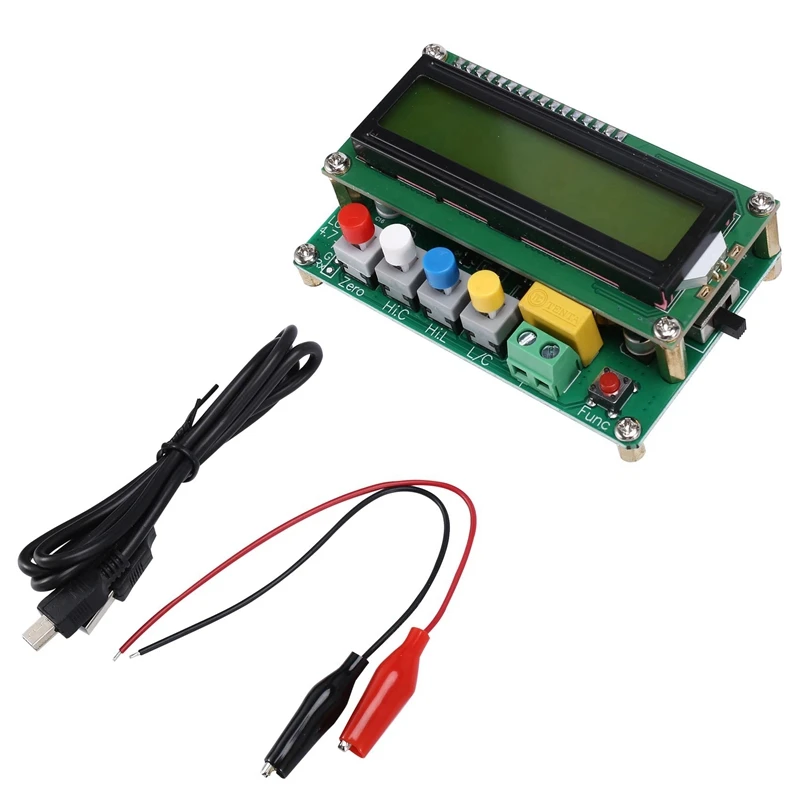 

Inductance Capacitance L/C Meter Digital Capacitor Meter LCD Capacitance Meter Tester Mini USB Interface with USB Cable