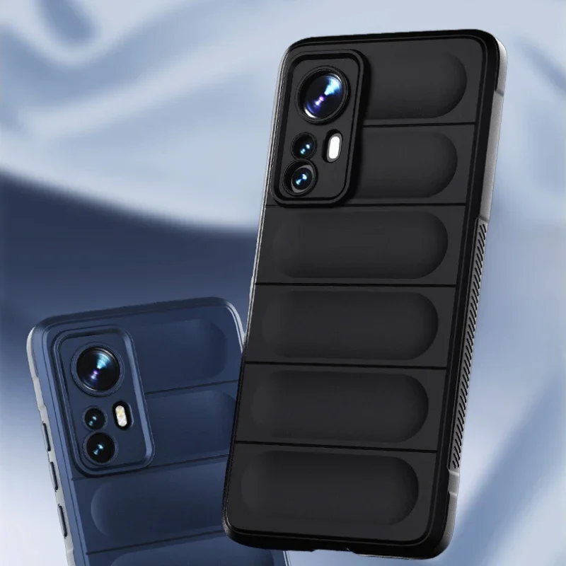 

Air-bags Silicone Case for Xiaomi Mi 13 12 12s Pro Ultra 11T Redmi Note 11 10 11S 10S 10A Poco M4 X4 X3 Lens Protect Soft Cover