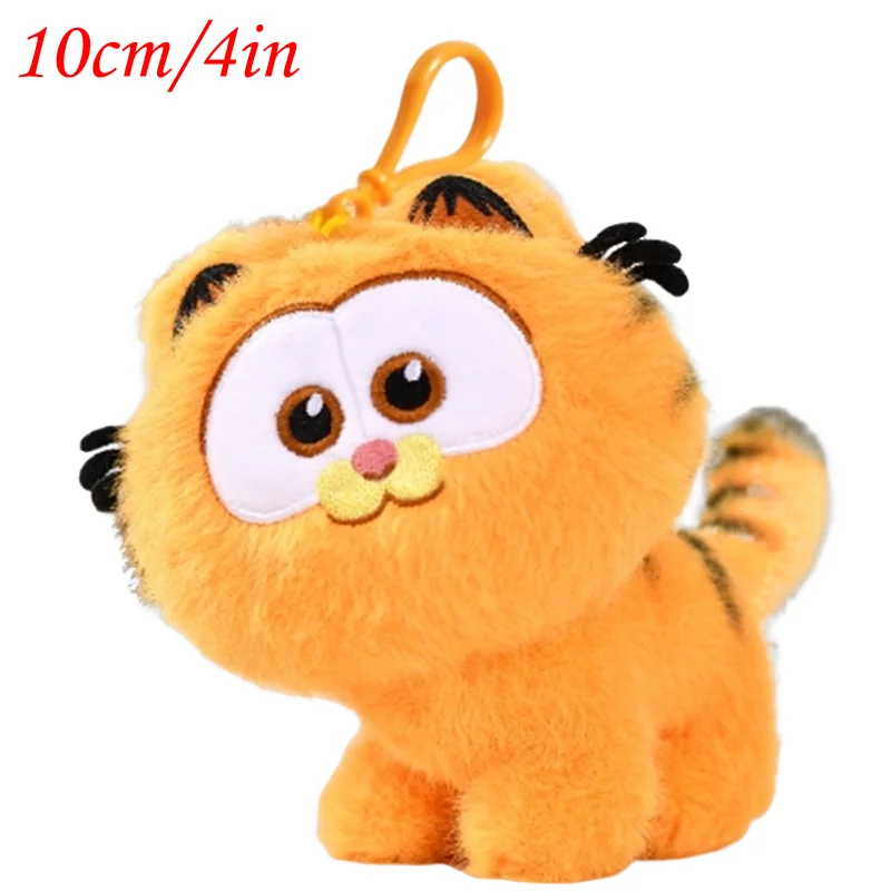 Garfield Boneca De Pelúcia Chaveiro, Cartoon Anime Filme Pelúcia Peluche para Sacos Decoração, Aniversário e Presente de Natal, Original, Kawaii