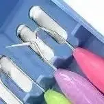 

5/7 шт., стоматологический шпатель из композитной смолы, шпатель для восстановления, силиконовая ручка, эстетический инструмент для восстановления, стоматологический инструмент