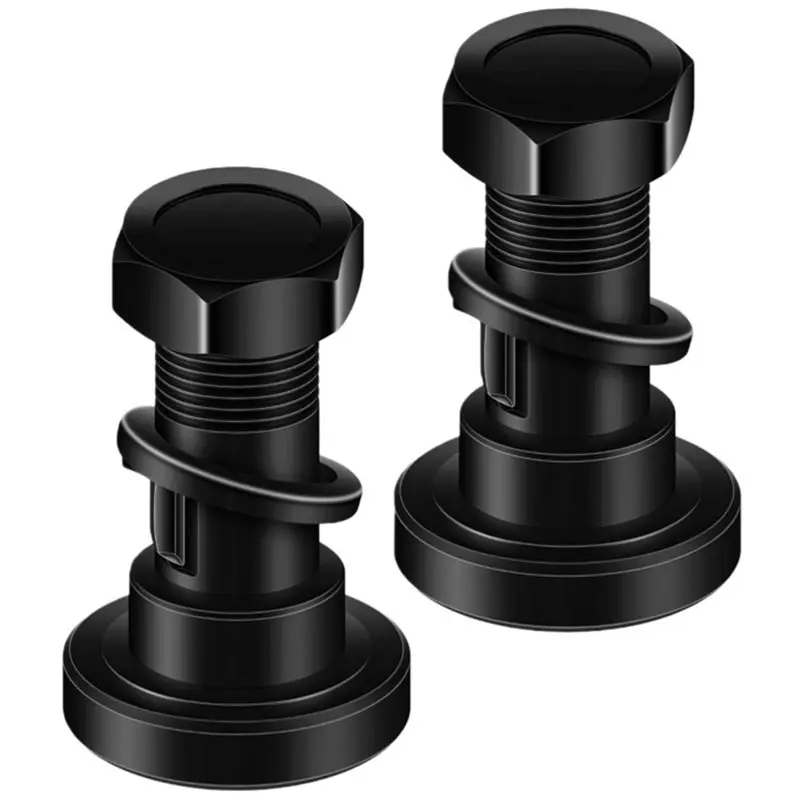 A63K-2Pack Rotary Cutter Blade Bolt Kit 63607 For Bush Hog, With Nuts And Lock Washers,Replace: 802-263C,802-277C,7919,252BH