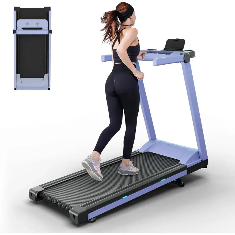 Superun Raceable Laufband für Zuhause, Laufband mit 6 % Neigung, Gewichtskapazität 158 kg