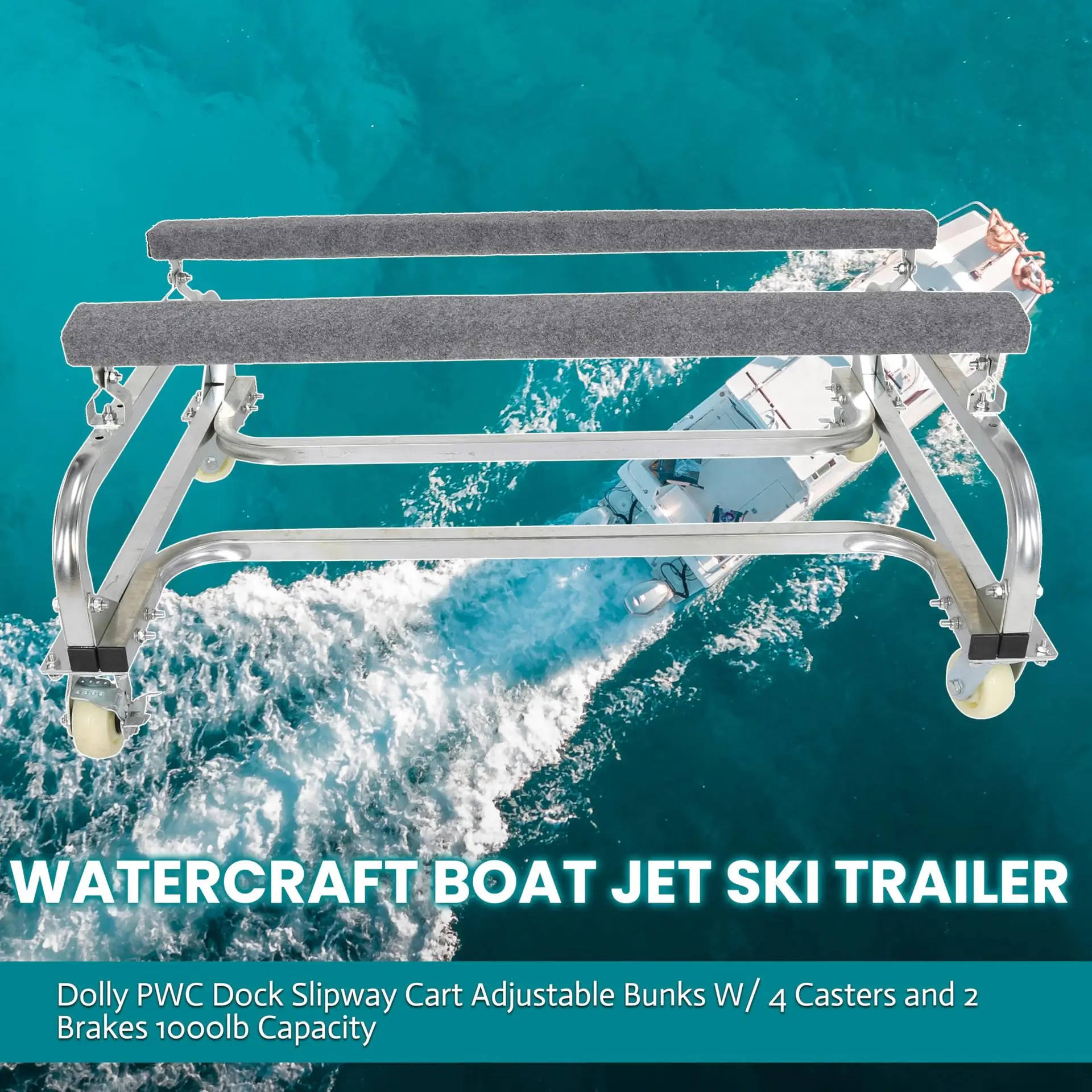 Jet Ski Stand Storage Trailer, Jet Ski Car, Jetty Skid