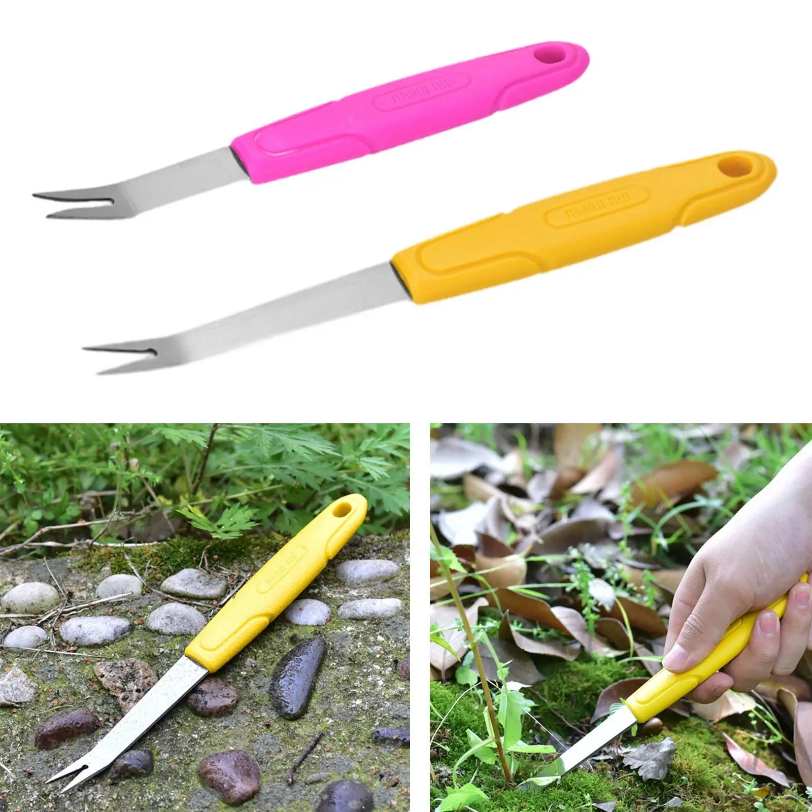 

Manual Weeder AntiSlip Grip Multifunctional for Lawn Yard Garden Weeder Tool Weeds Remover for Transplant Bonsai for Homeowners