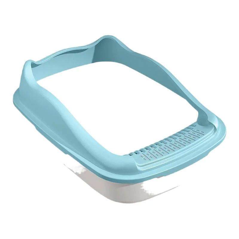 

Cat litter box, large, semi-enclosed, open, cat toilet, sand-proof, baby poop box, cat