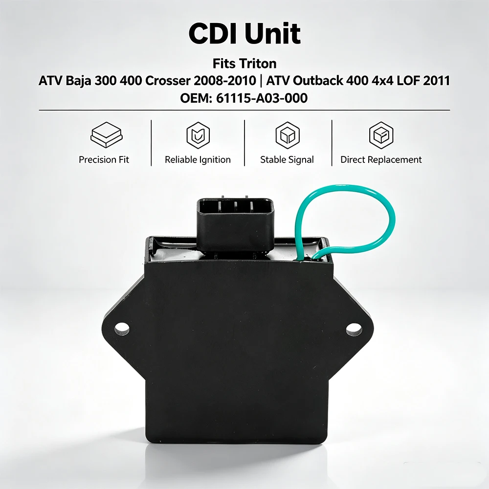 Ignition Controller CDI Relay for Triton ATV Baja 250 300 400 Crosser Supermoto SM 400 EFI LOF Outback 300 400 4X4 61115-A03-000
