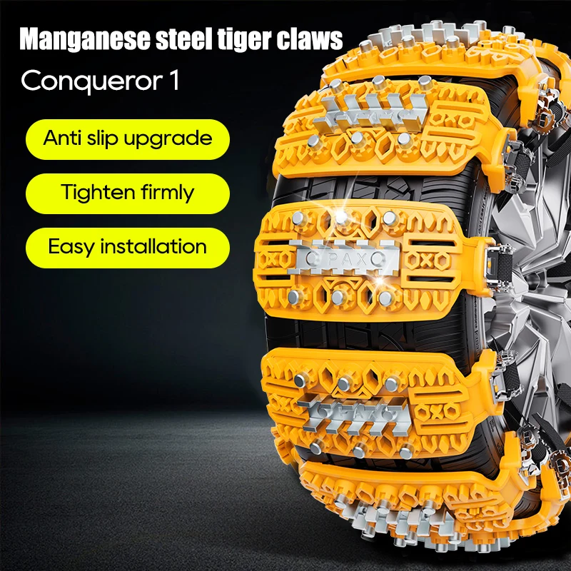 Snow Chain Wheel Chains Car Winter Accessories Urethane Wheels Snow Chains Car Snow Chains Non-slip Car Accessories Snow Tire