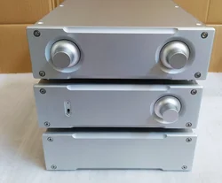 mini All aluminum amplifier chassis / Preamplifier case / AMP Enclosure DIY box (230 *70*308mm)