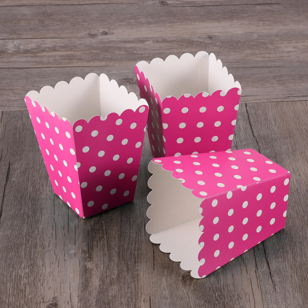 

24 Pcs Popcorn Bucket Mothers Day Boxes Disposable Christmas Cups Movie Night Bowl Candy Containers for Buffet