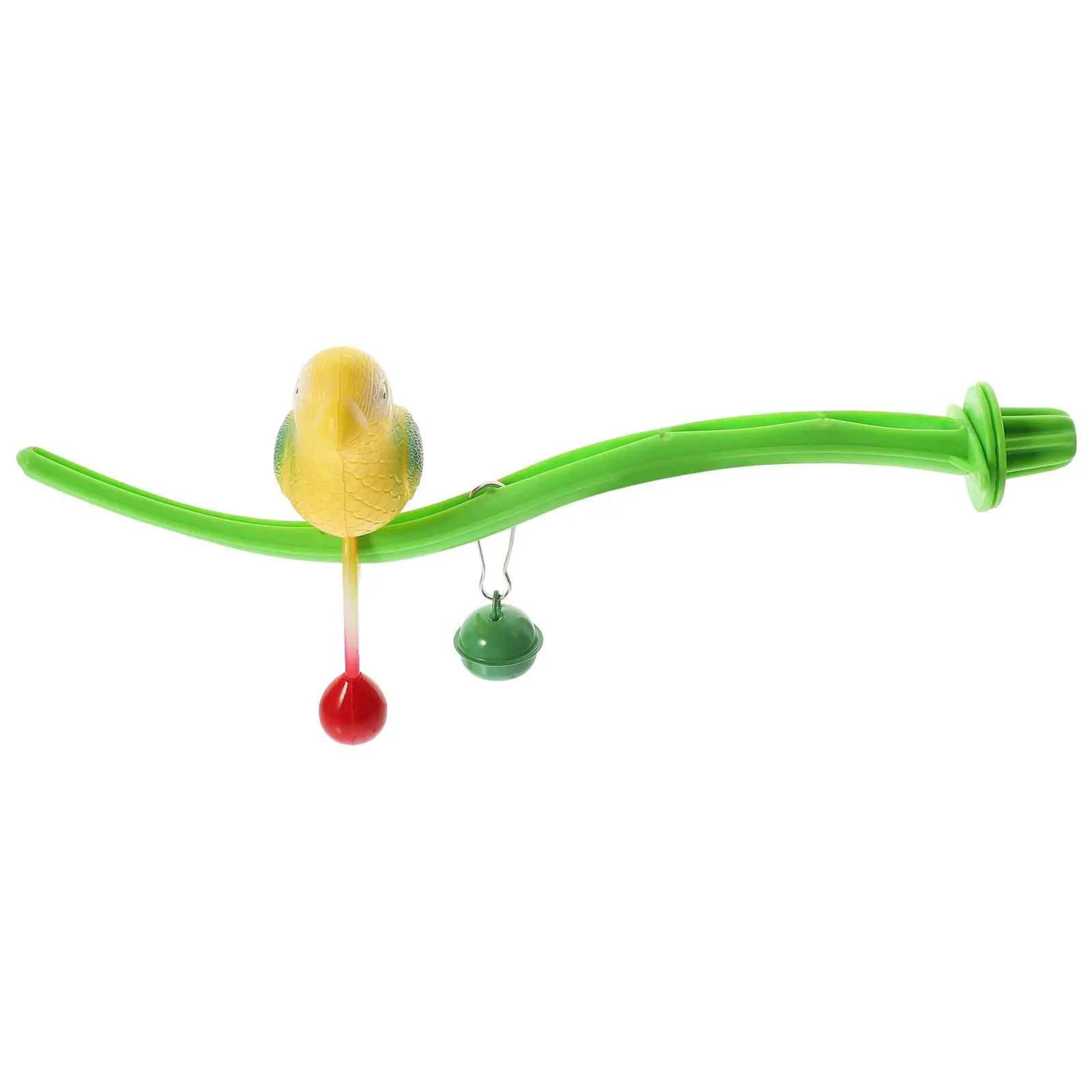 

Parrot Pole Toy Parakeet Toys Climb Balance Train Plastic Stand Perch for Cage Bird
