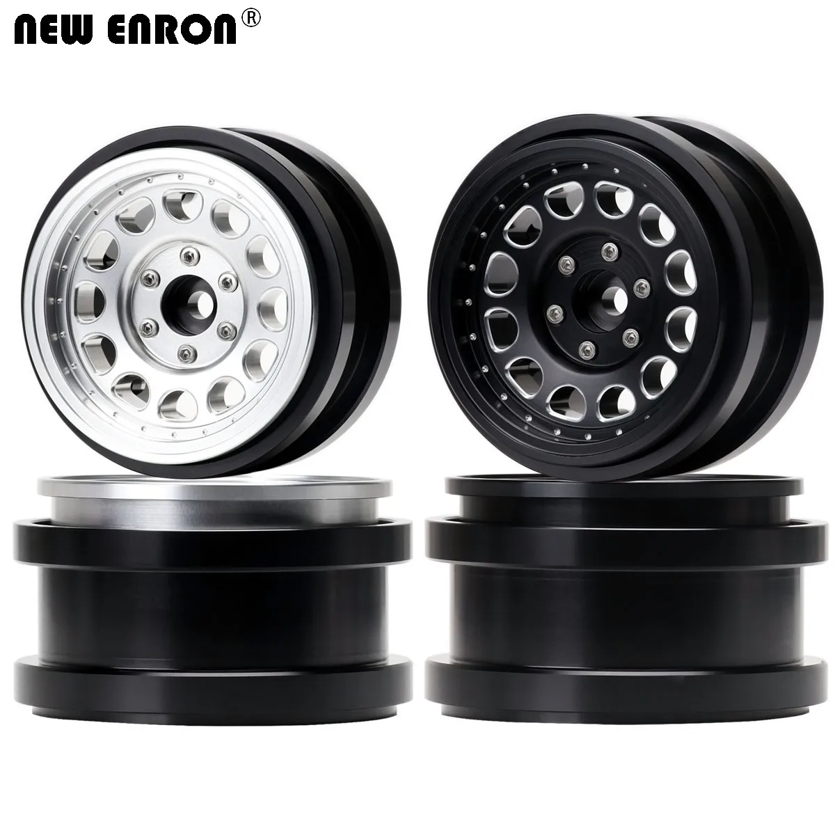 

Aluminium 17mm Beadlock Wheel Rim Rubber Tires 2.9 inch For RC Car 1/6 Rock AXIAL SCX6 AXI05000T1 AXI05000T2 Losi Super Rock