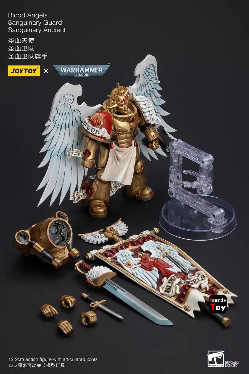 

【JOYTOY】Warhammer 40K Blood Angels Sanguinary Guard 1/18 Action Figure Model