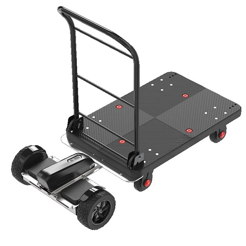 

Тележка Электрическая тележка Плоский грузовик Логистический сбор Поворотник Складская обработка Тележка для велосипедных инструментов