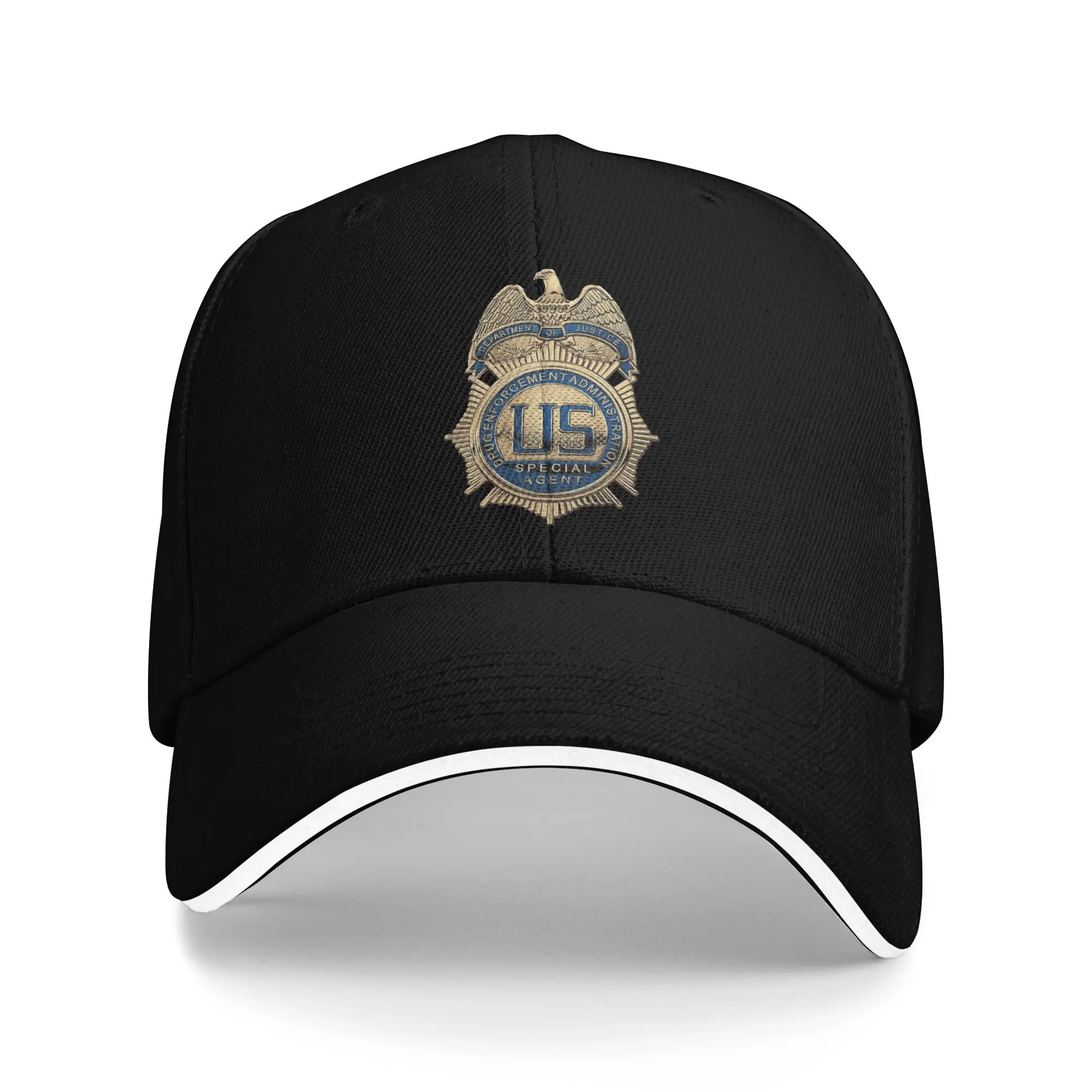 DEA Special Agent Badge Baseball Caps Casual  Sandwich Caps for Men Women Adjustable Dad Hat Activities