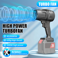 New 40000RPM Turbo Jet Fan Dust Blower 550W Powerful Jet Fan Blower Handheld Air Blower Wide Range For Car Drying/Dust Removal