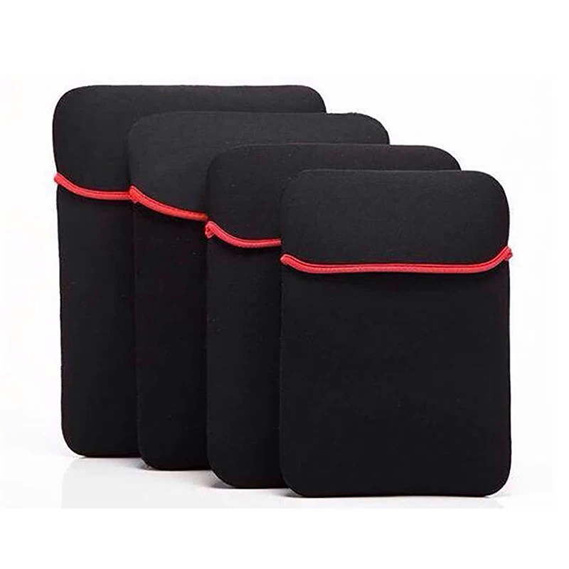 7/8/9/10/12/13/14Inch Double Faced Laptop Pouch Protective Bag Neoprene Soft Sleeve Tablet PC Case Bag Waterproof Laptop Bag