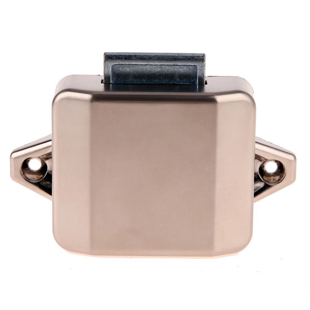 1 ST Mini Push Lock Knop Catch Lock Kast Deurknop Camper Caravan Camper RV Kast Lade Push Klink Hardware