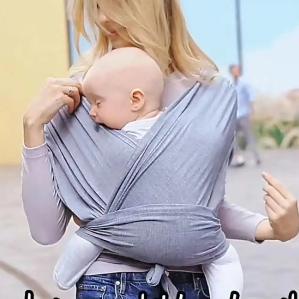 

Newborn Front Holding Baby Wrap Carrier Cotton Infant Kangaroo Bag Infant Backpacks Mesh Horizontal Holding Type