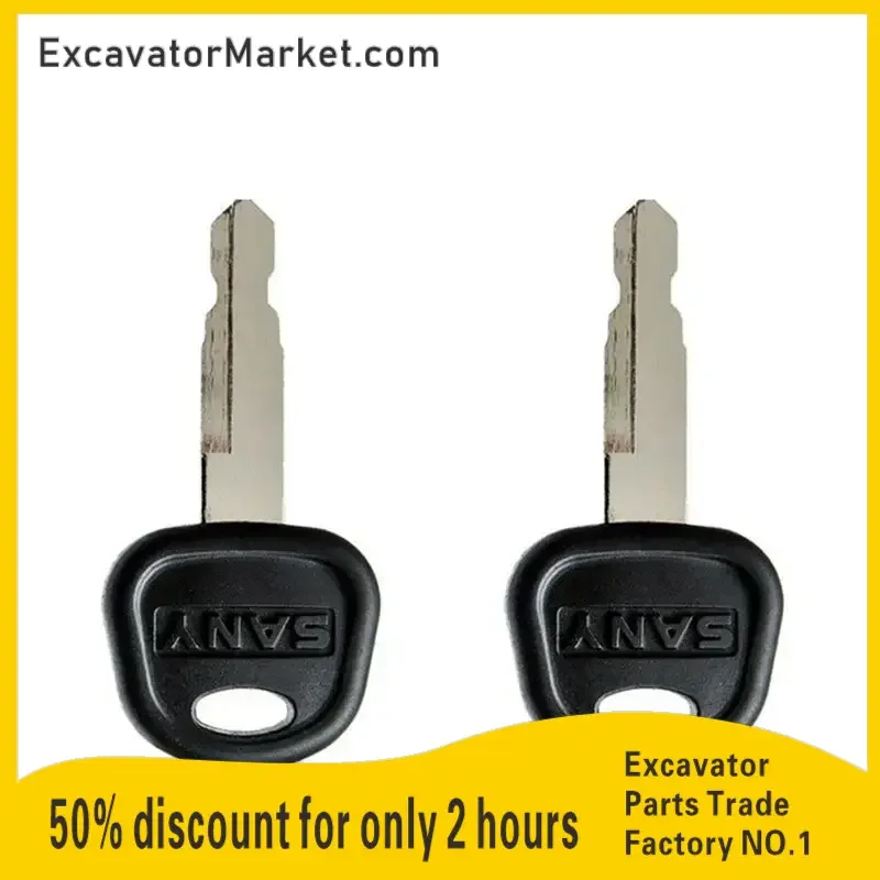 

50Pcs For Sany Excavator Bulldozer Loader 60022654 Heavy Equipment Ignition Key Excavator Parts