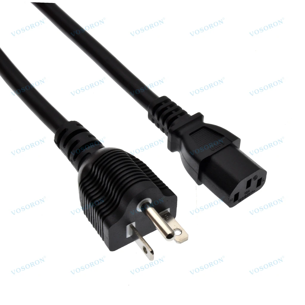 

Кабель питания US NEMA 6-20P на IEC C13 SJT, 20А 125В, американский усиленный удлинитель для компьютера, 14AWG, 1.8м (6 футов)