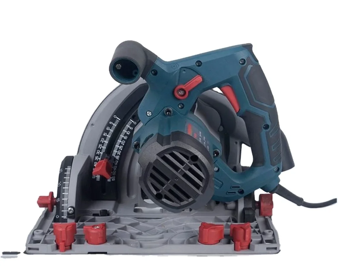 

1200 Watt Electric Portable Power Tools Large Wood Cutting Efficient Track Saw Guide Rail Woodworking Sawing Machine