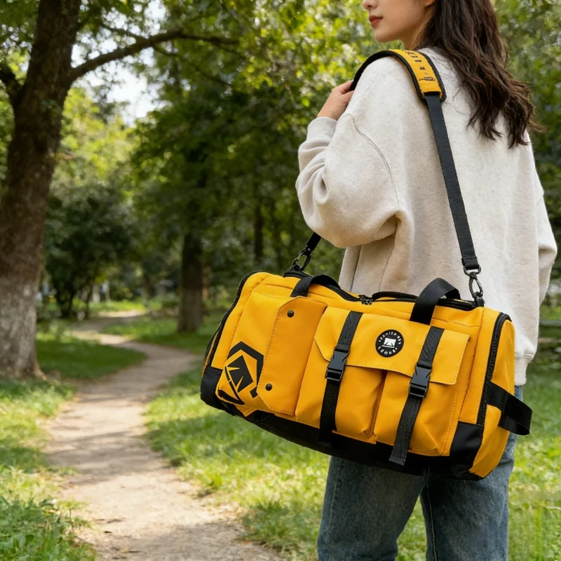 

New Travel Bag For Large-Capacity Travel Backpack, Wet And Dry Separation Sports Gym Bag, Independent Shoe Storage Compartment