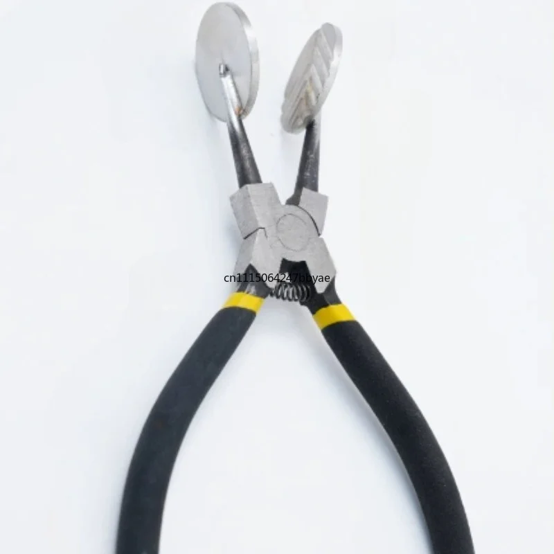 Leaf Vein Pliers for Glass Blowing, Specialty Serrated Jaw Pliers for Lampwork Bead Making and Glass Art Craft