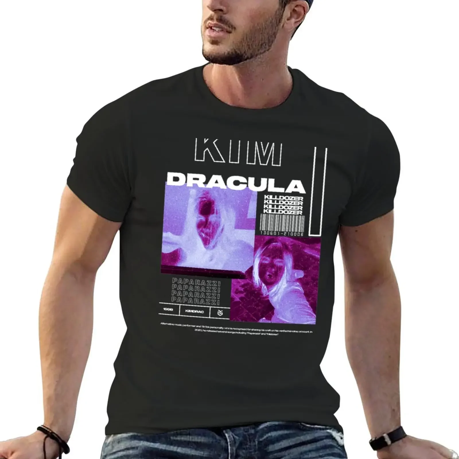 

New Kim dracula T-Shirt summer top custom shirt mens graphic t-shirts funny