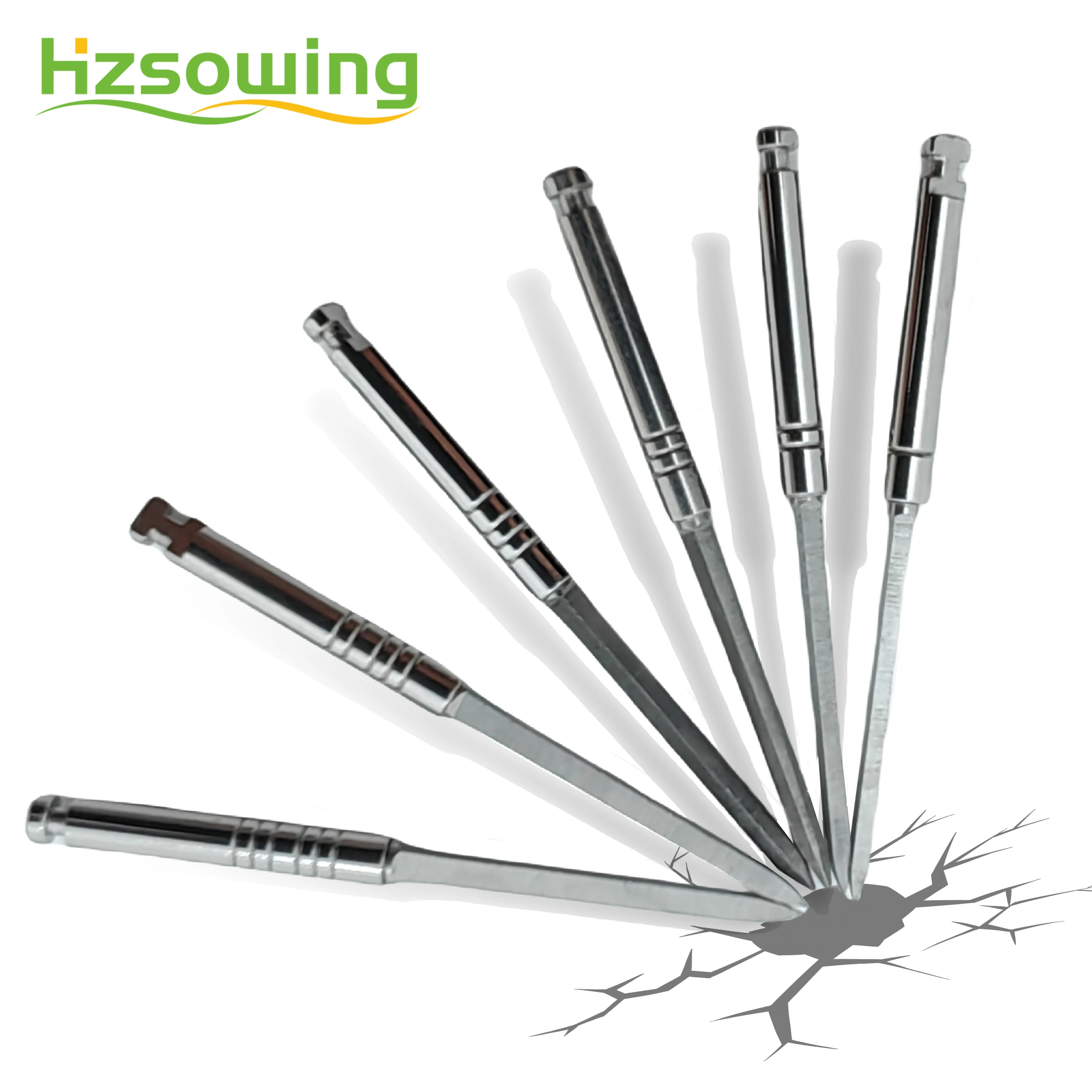 

Stainless Steel Reamers Dental Instrument Screw Post Reamers Expand Drills for Repair Dowel Crown Dental Implant Materials