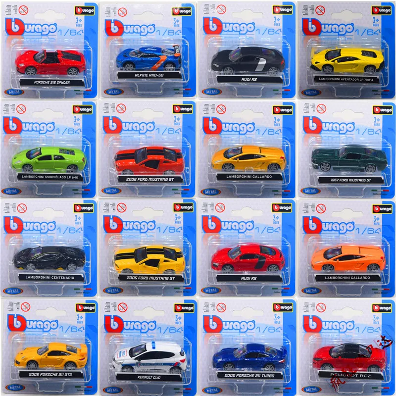 Bburago 1:64 Hanging outer packaging Volkswagen Beetle Alloy Luxury Vehicle Diecast Cars Model Toy Collection Gift