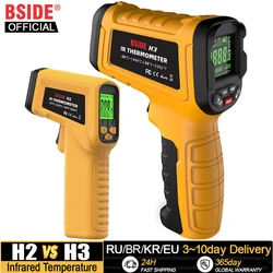 BSIDE Infrared Thermometer -50~530/1400C Professional Digital IR-LCD Temperature Meter Non-contact Laser Thermometers Pyrometer