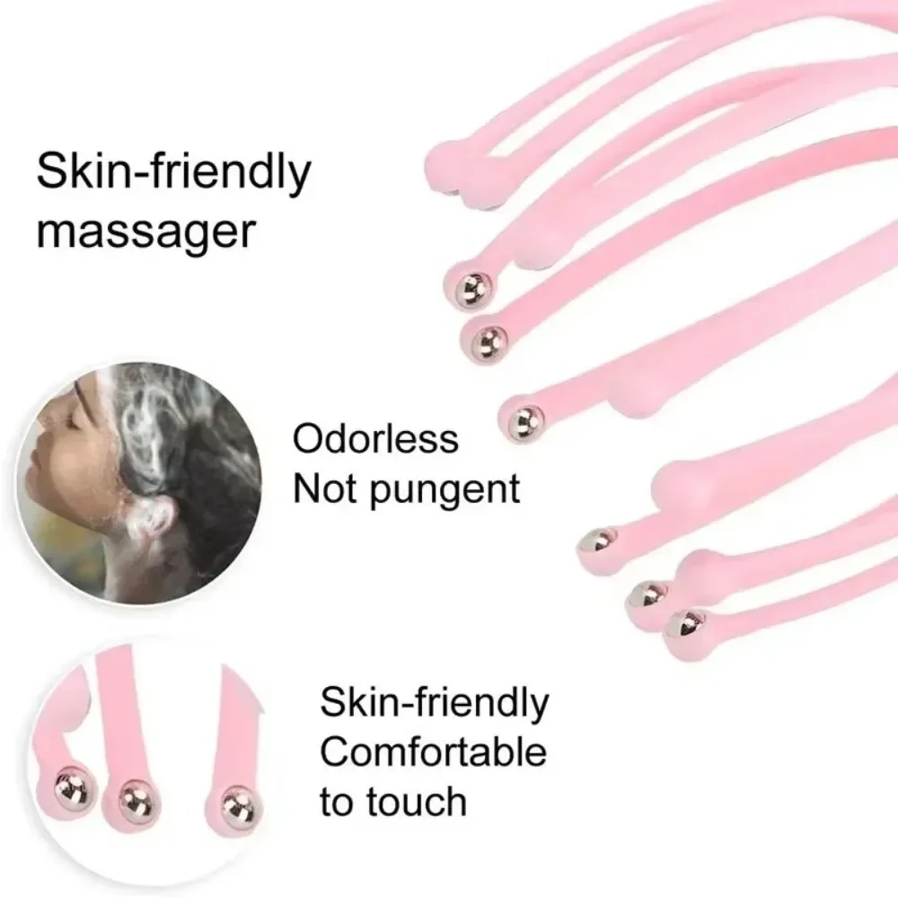 

Исцеляющий инструмент, съемный массажер для головы, легкий ручной массажер для кожи головы, многофункциональный расслабляющий массажер для снятия стресса