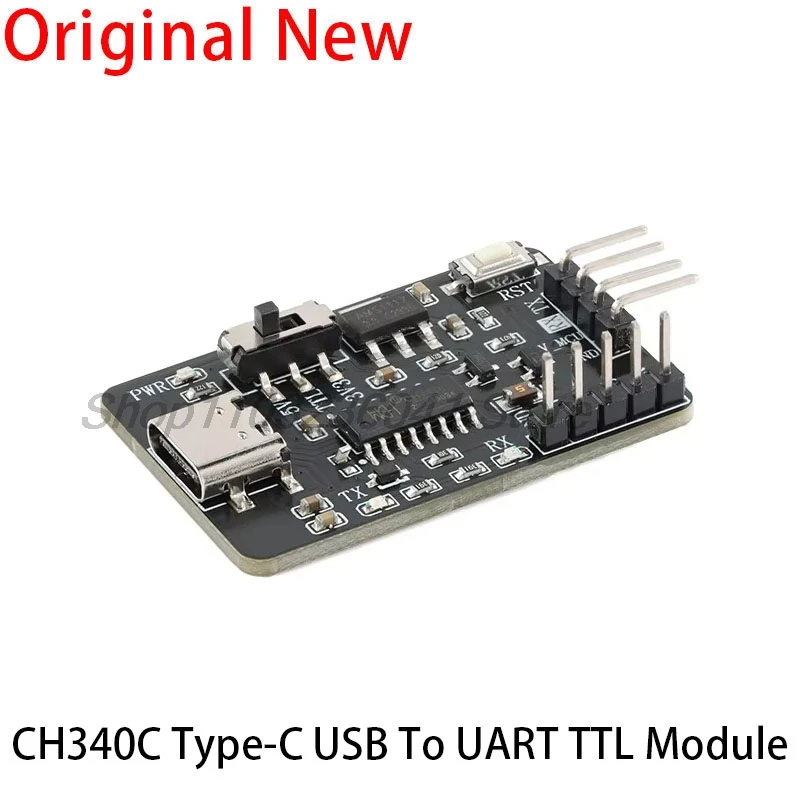 CH340C CH340 Type-C USB To UART TTL Module 4Pin Serial Port Converter STC ISP Microcontroller Automatic Programmer Cold Start