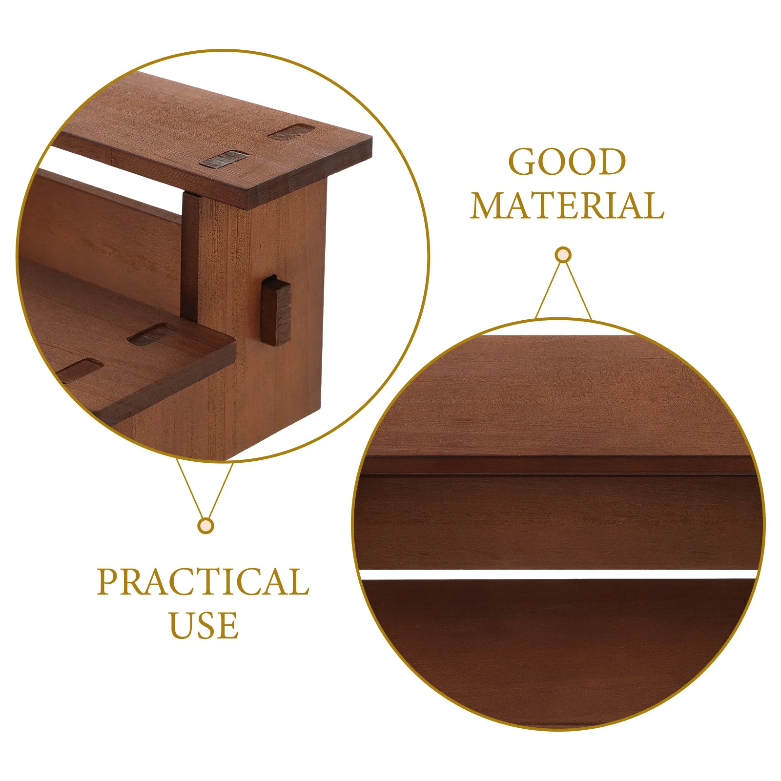 Wooden Display Natural Bracelet Bracelet Storage Holder Storage Holder Jewelry Organizer For Watches Hairpins Tabletop Rack